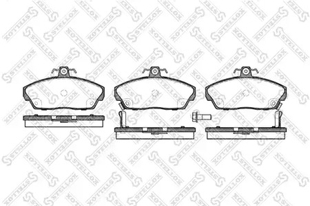 Комплект тормозных колодок дискового тормоза STELLOX 348 002B-SX